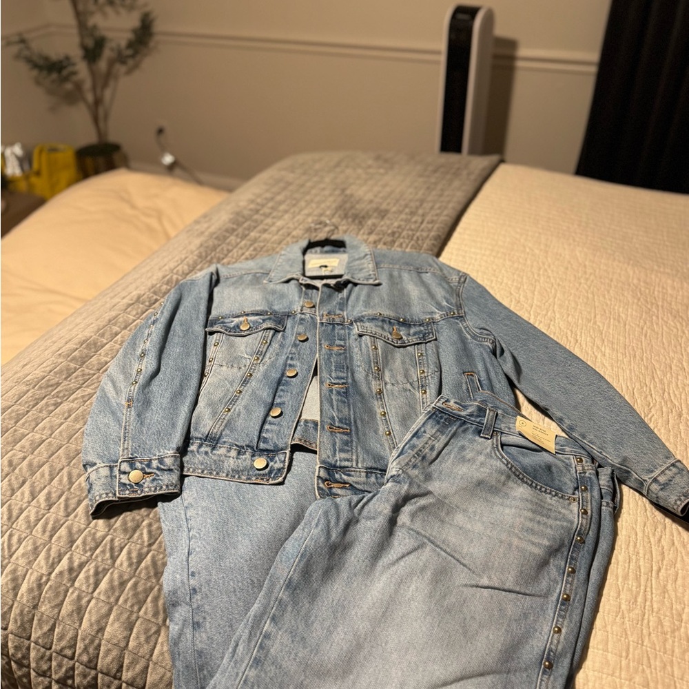 Denim Jacket and Jeans Set